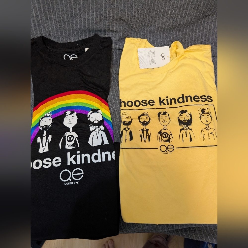 QED London Black and Yellow Short Sleeve Tees